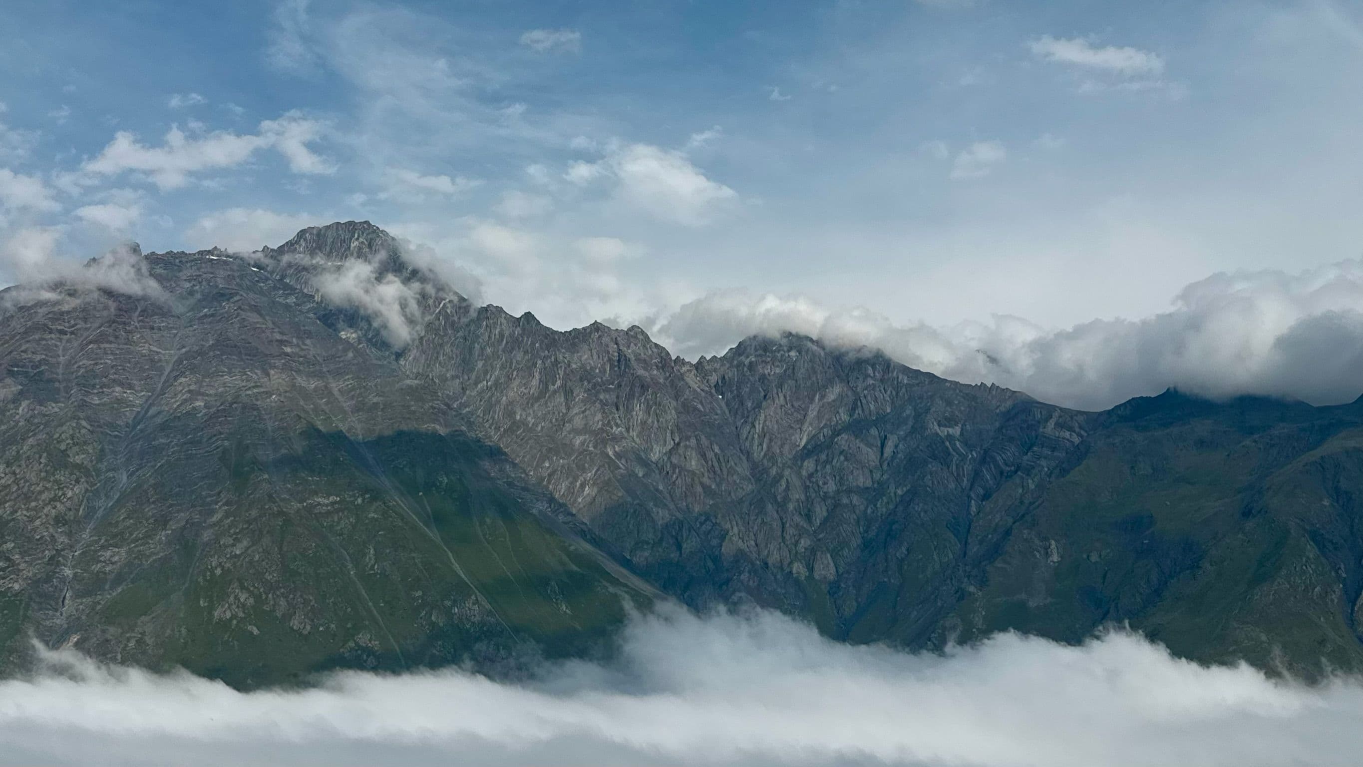 A view of the mountains